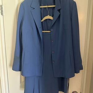 Carmen’s Corporate Collection Blue Blazer and Skirt Set